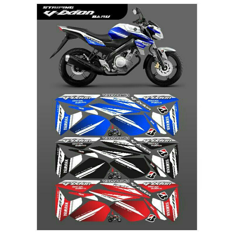 striping variasi Yamaha Vixion nvl 2013_2014 Gp