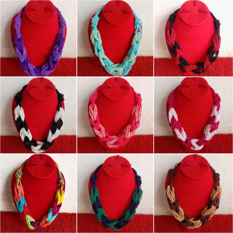 Kalung Fashion Manik Anyam
