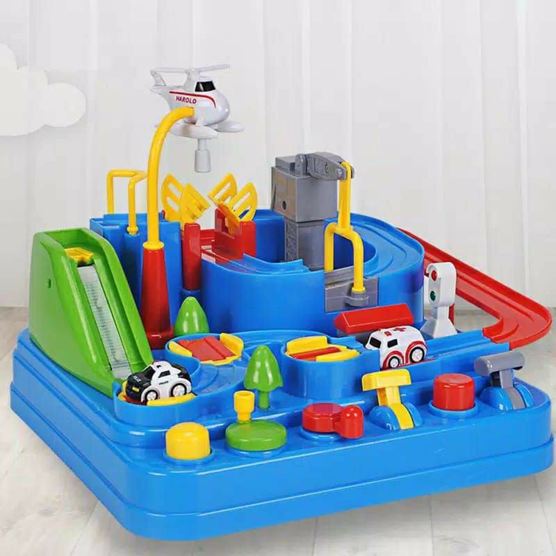 CITY CAR ADVENTURE CITY BIG ADVENTURE MOBIL TRACK CAR TRACK PARKING CAR TOYS TERMURAH