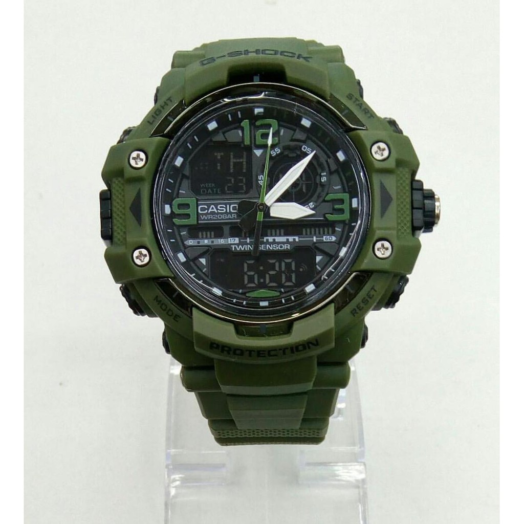 JAM TANGAN PRIA GSHOCK CASIO GWN 8600 TALI LURUS / JAM ANTI AIR