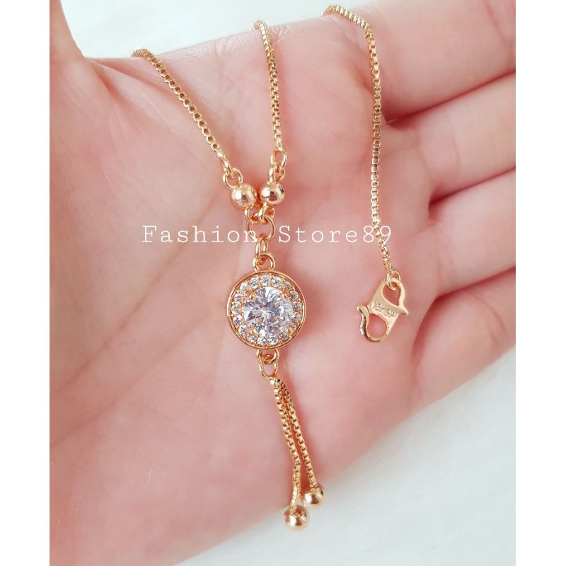 Kalung juntai Fashion import permata Xuping fashion