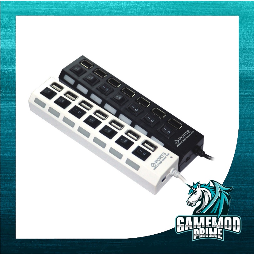 USB HUB 2.0 7Port Saklar 7 Port