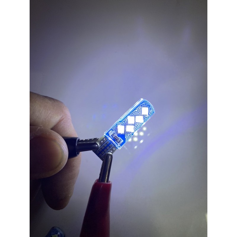 Lampu Senja Sein Motor Mobil t10 12 volt 10 led model diamond nyala DIAM