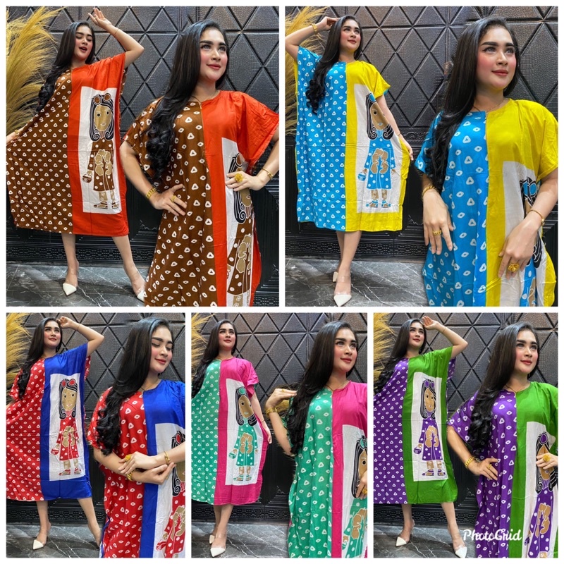 DASTER LOWO JUMBO TEJO ANDARA RESLETING DEPAN | fashion wanita murah