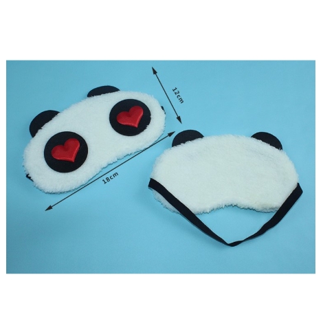 HL0071 PENUTUP MATA KARAKTER PANDA SLEEPING EYE COVER KARAKTER CUTE AKSESORIS TIDUR IMPORT