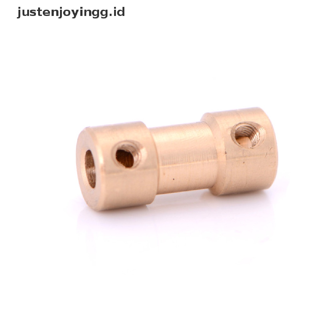 Adapter Konektor Kopling Shaft Motor Bahan Tembaga Ukuran 2 / 3 / 3.17 / 4 / 5mm