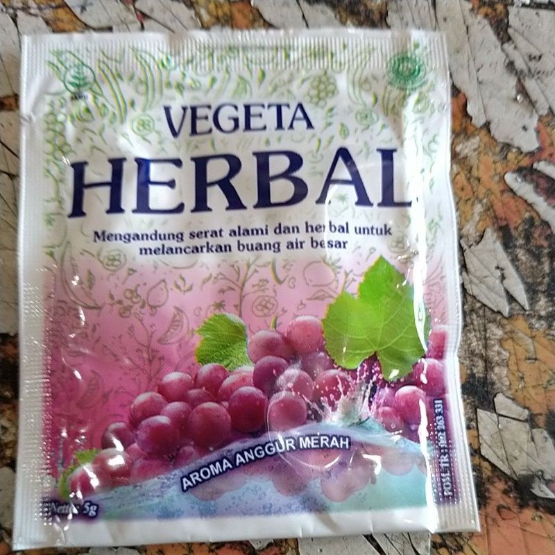 vegeta herbal,per pcs eceran.