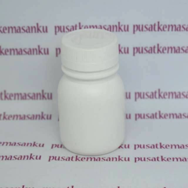 [ Paket 10pcs ] Botol Kapsul 50ml Segel Putih Dove