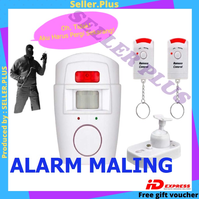 SP Alarm Pintu Rumah Digital Anti Maling Infrared PIR