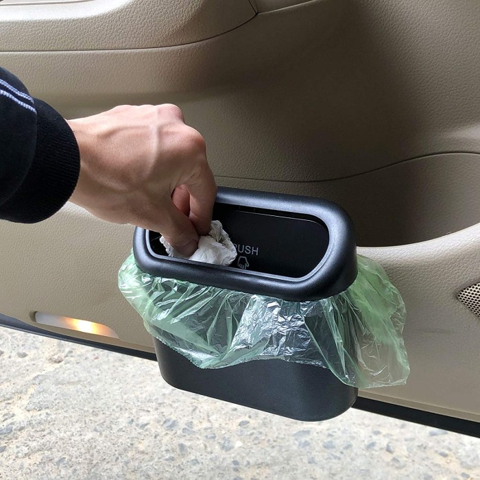 Mini Car Push Trash Bin Tempat Tong Sampah Mobil Gantung Side Pocket