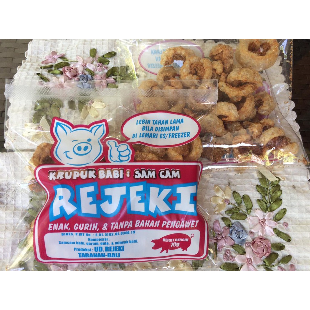 KRUPUK RAMBAK REJEKI 50gr &amp; 70gr