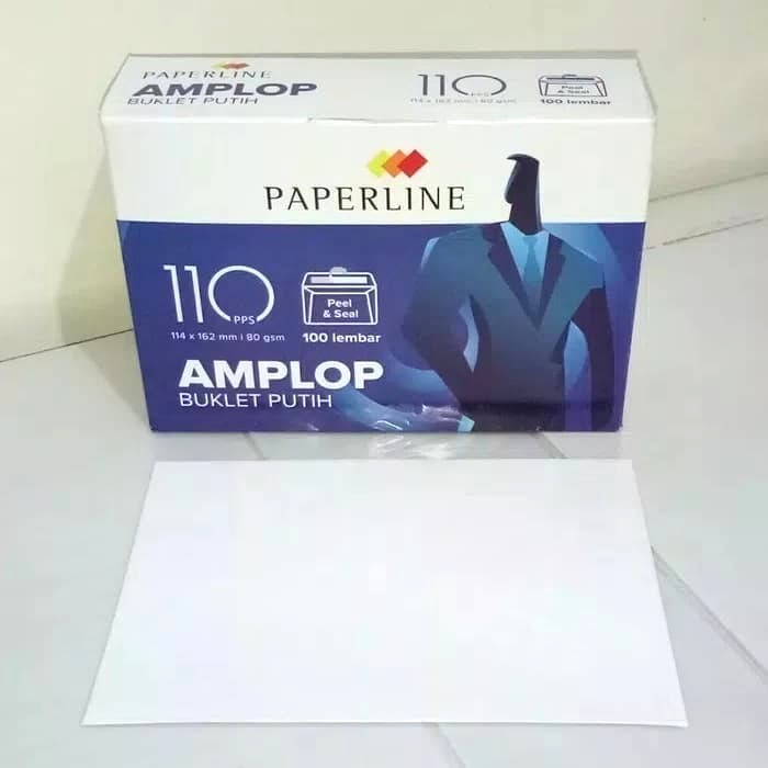 

Amplop Paperline 110 (1 pak isi 100 pcs)