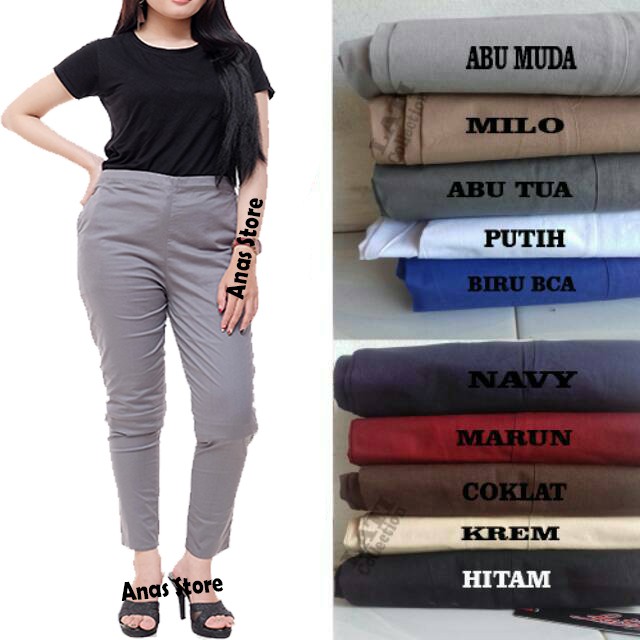 CELANA KATUN ANTI BEGAH UKURAN STANDAR ALL SIZE / CELANA HAMIL / WANITA KERJA