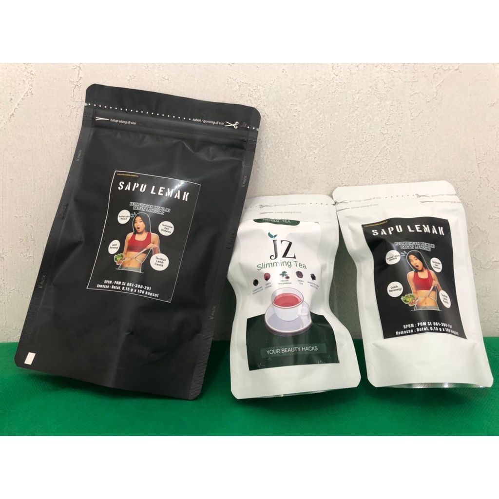 [COD] JZT Sapu lemak jz sliming tea pelangsing herbal original yang AMAN, HALAL, dan TERPERCAYA