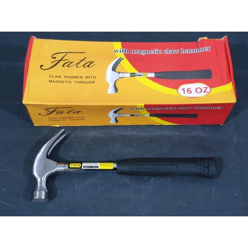 FATA Palu Pukul Besi Gagang Full Besi Padat 8oz 16 oz