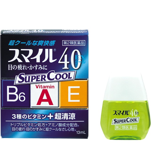 LION Smile 40EX Supercool 13ml Obat Tetes Mata Japan / LION Smile 40 EX supercool