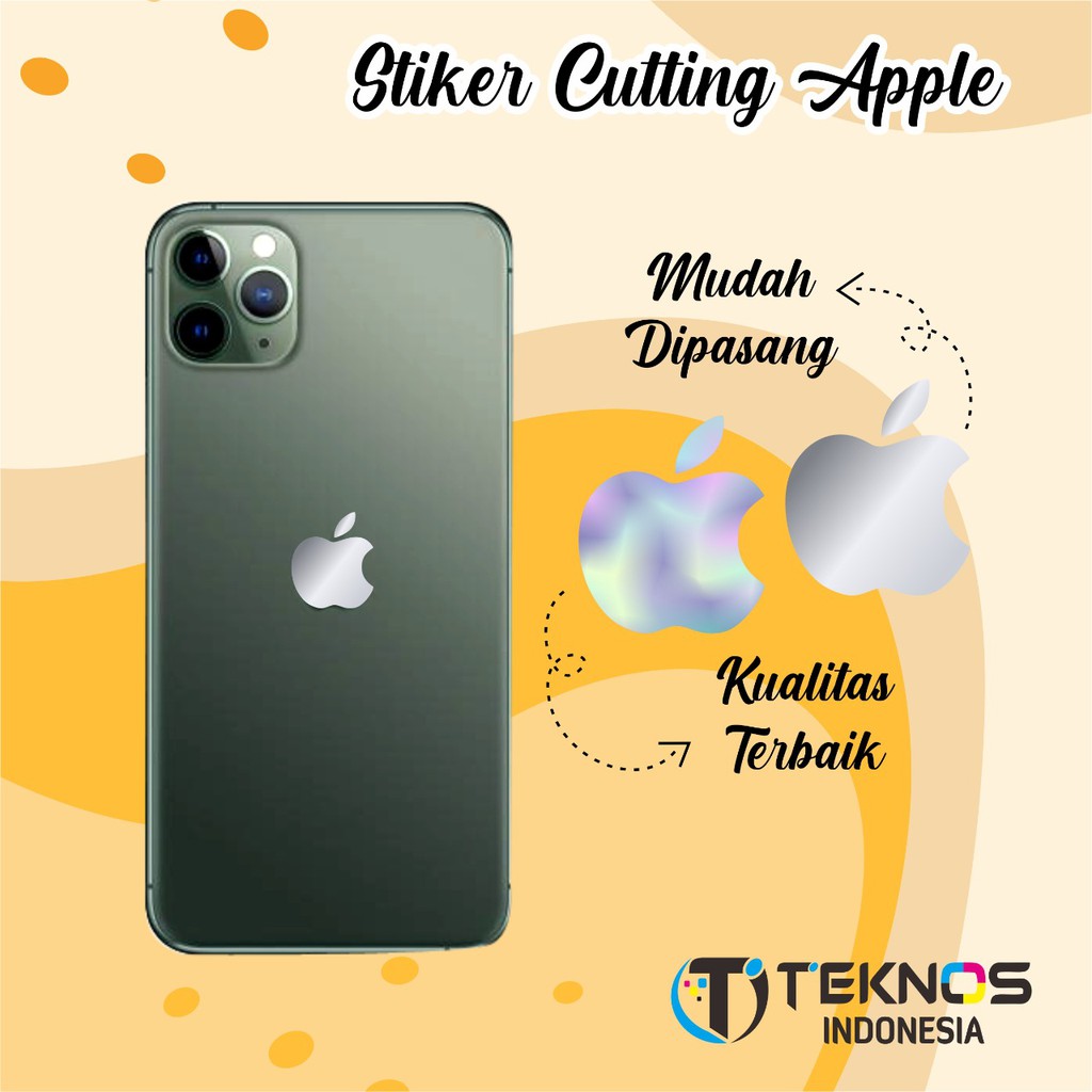 

[10 pcs] STIKER CUTTING APPLE MURAH