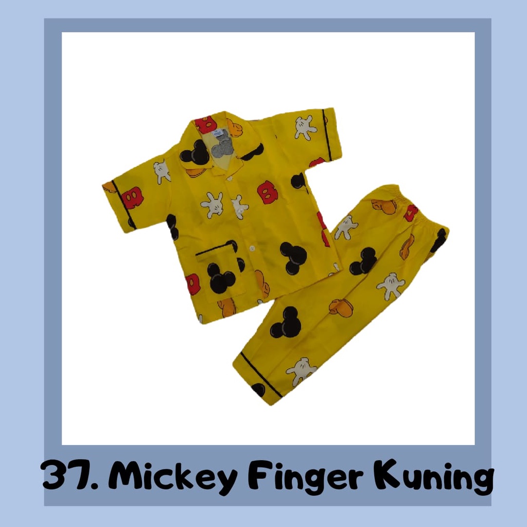 Piyama anak usia 0-6 bulan cowo//piyama murah//piyama anak//piyama karakter anak