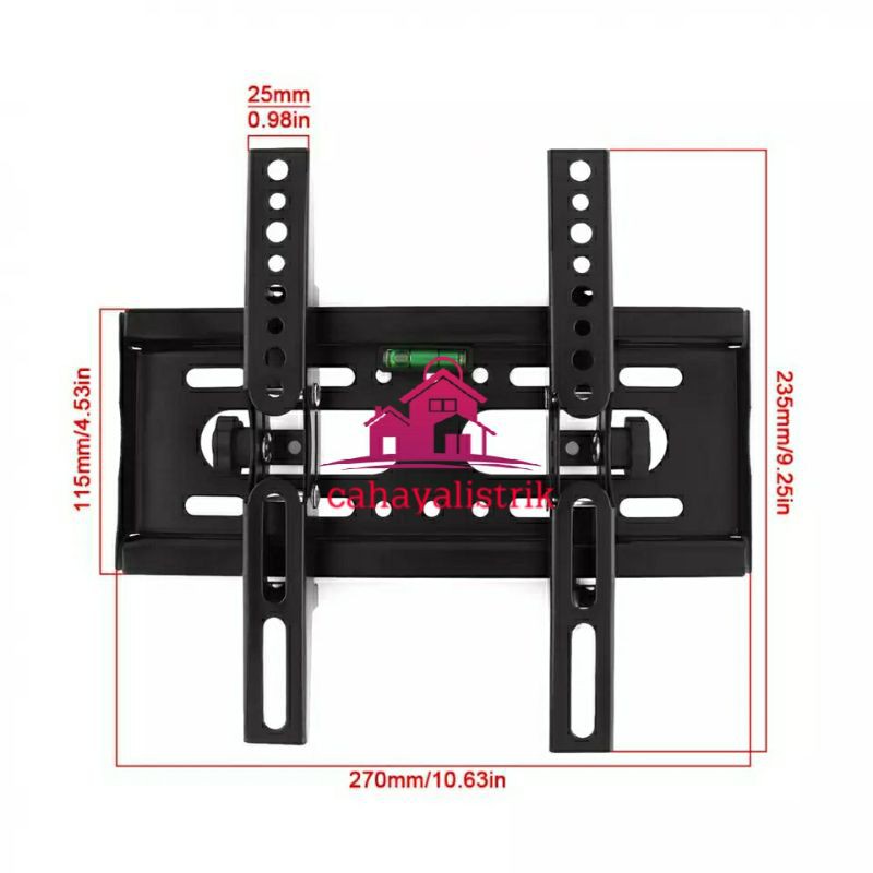 Braket/Breket/Bracket LCD TV 40 32 29 24 17 Inch Premium Model