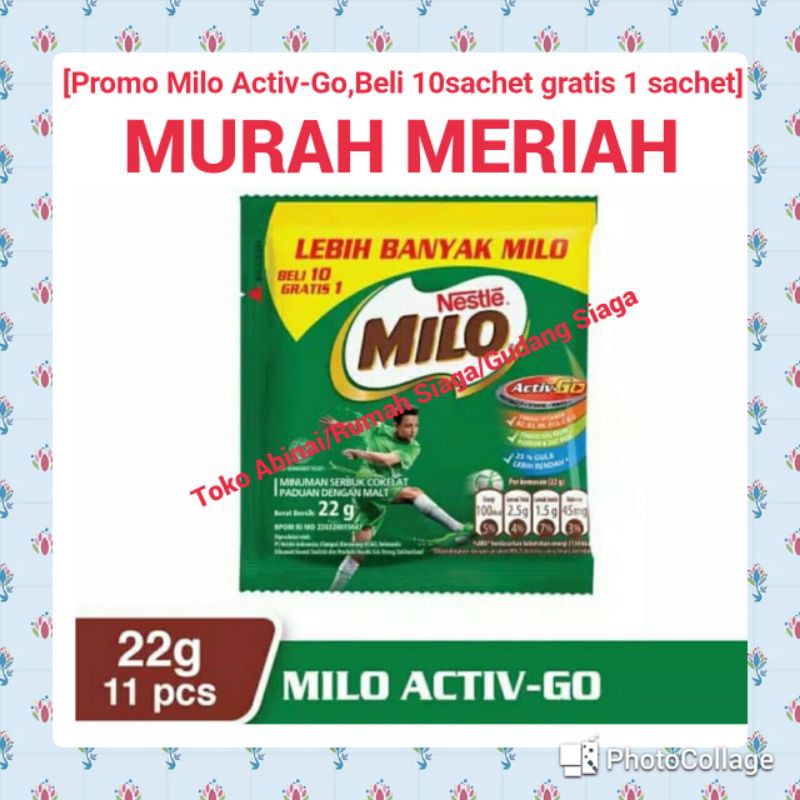 

Milo Sachet Susu Activ Go 22gr x 1pcs