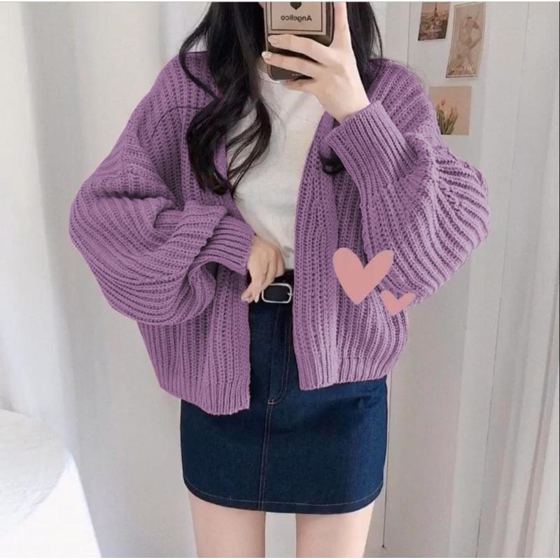 MDLV ~ CARDI HAZEL RAJUT (BG) // CARDIGAN RAJUT CEWEK // OUTER RAJUT CEWEK // FASHION WANITA