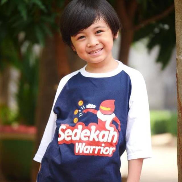  Kaos  Anak  Raglan Vitto  Navy Sablon Timbul Muslim Series 