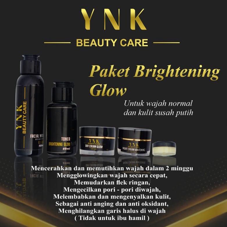 [KODE FWNFE] PAKET PEMUTIH GLOWING BEST SELLER WAJIB KONSULTASI YNK BEAUTYCARE (PAKET BRIGHTENING GL