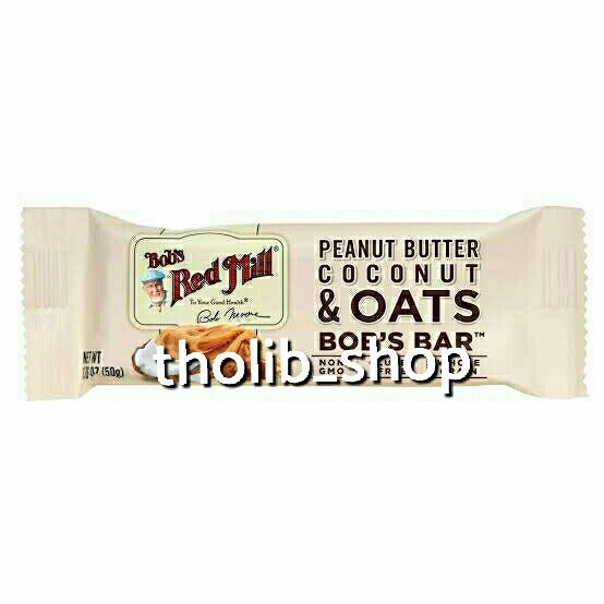 

bob's red mill peanut butter coconut & oats bar whole grain 50gr