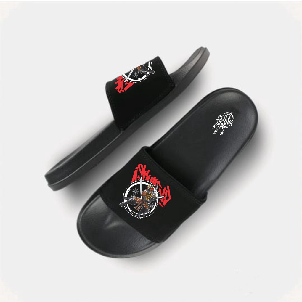 SKULLEND Sandal Slop  Slide Slip on DIstro Premium Kekinian - Sendal Santai Keren