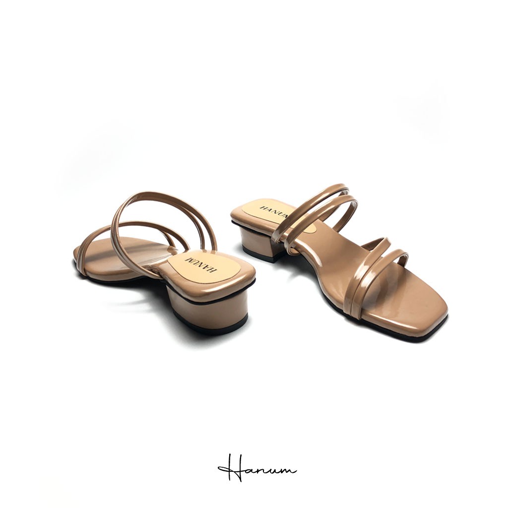 Hanum - Sandal Heels Tali Wanita Hak Tahu 3cm FR-01