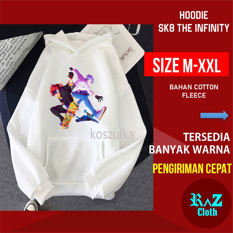 Jaket Premium Pria SK8 The Infinity Reki Kyan Langa Hasegawa Anime Skateboard Papan Selancar