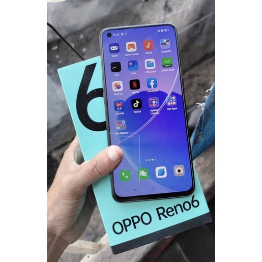 Hp second reno 6 fulset mines pemakaian