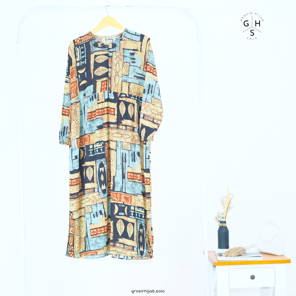 (RPA) ALL MIDI GAMIS DRESS RAYON UNIQLO PART 2-MD ETNIKA