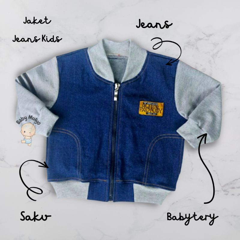 Jaket Hoodie Anak // Jaket Anak // Jaket Jeans Anak Murah