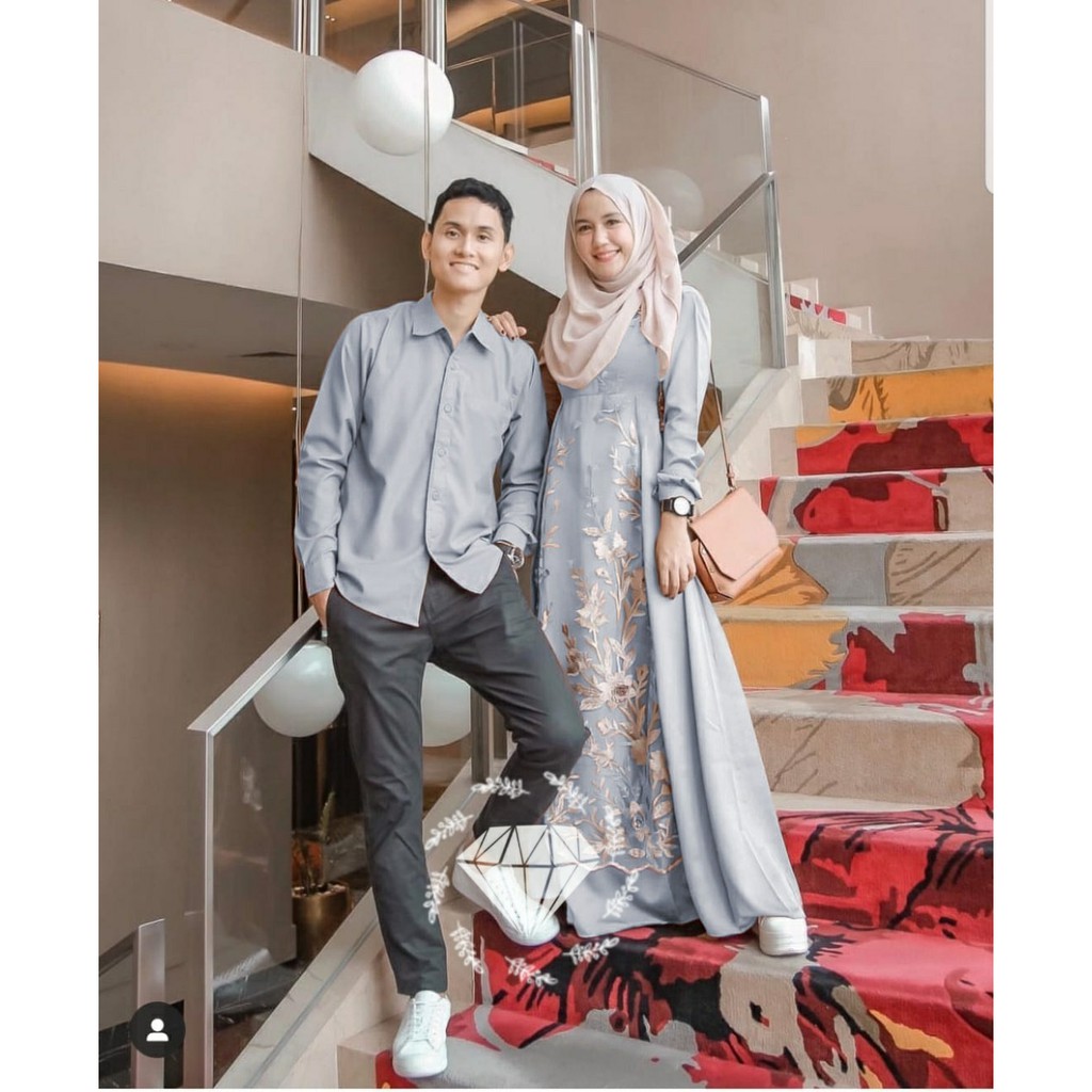 SB04 Muslim Couple Gamis Erdogan 4WARNA CL Pakaian SB04 Muslim Couple Gamis Erdogan 4WARNA CL Pakaian