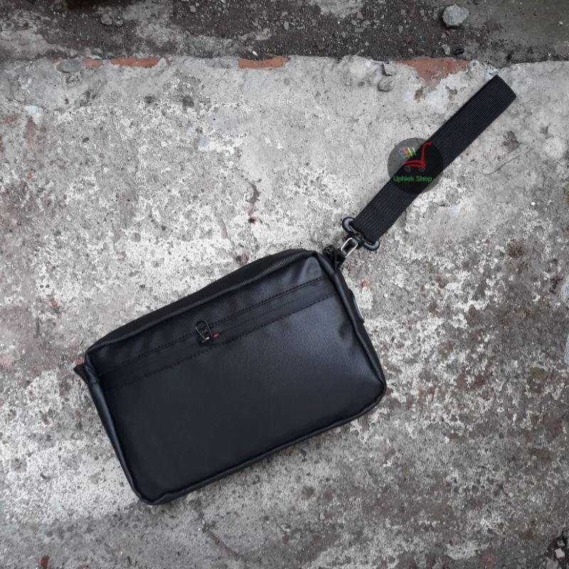 Clutch Pria Hand Bag Pria Wanita AREI Anti Air Pouch Tas Tangan Tas Selempang Pria Rei Noris Waterproof Premium Murah