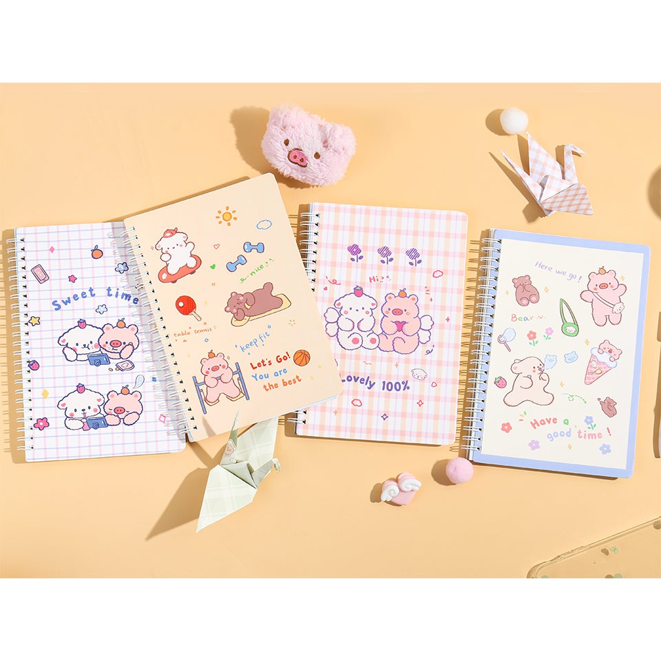 

Lovely 100 Percent Spiral Ruled Notebook A5 / Buku Tulis