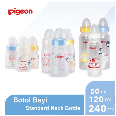 Pigeon, VitaFlow Botol Susu Bayi 60ml,120ml,140ml &amp; 240ml