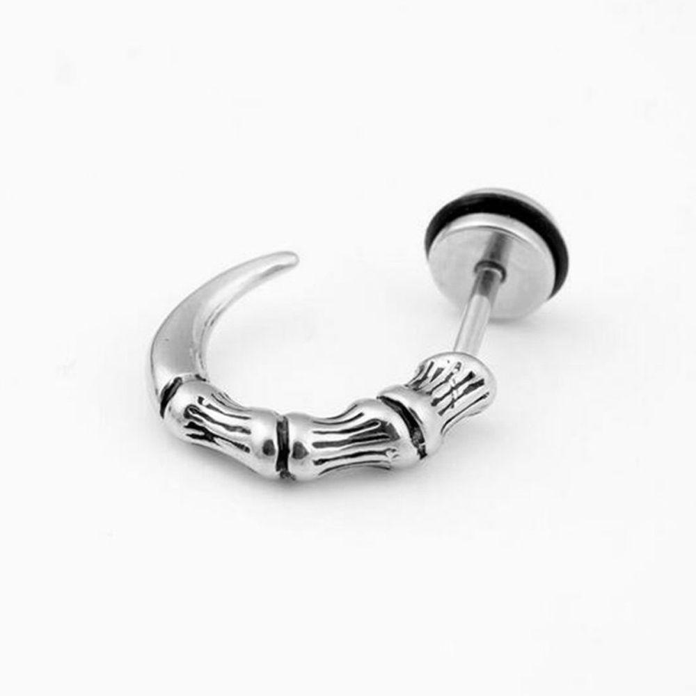 Needway Eagle Claw Fashion Baru Merek Pria Gadis Cowok Stainless Steel Anting Giwang Plug Stud