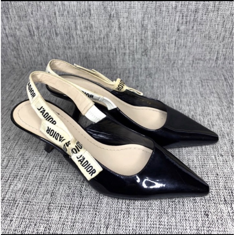 AUTHENTIC DIOR J’ADIOR KITTEN SLINGBACK PATENT