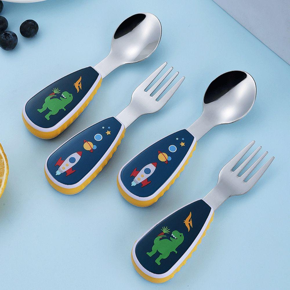 Preva Set Peralatan Makan Anak Bayi Gadget Alat Makan Anak Sendok Garpu Set Makan Anak