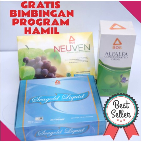 Paket Promil Alfalfa Seagold Dan Neuven Herbal Bee Termurah Shopee Indonesia