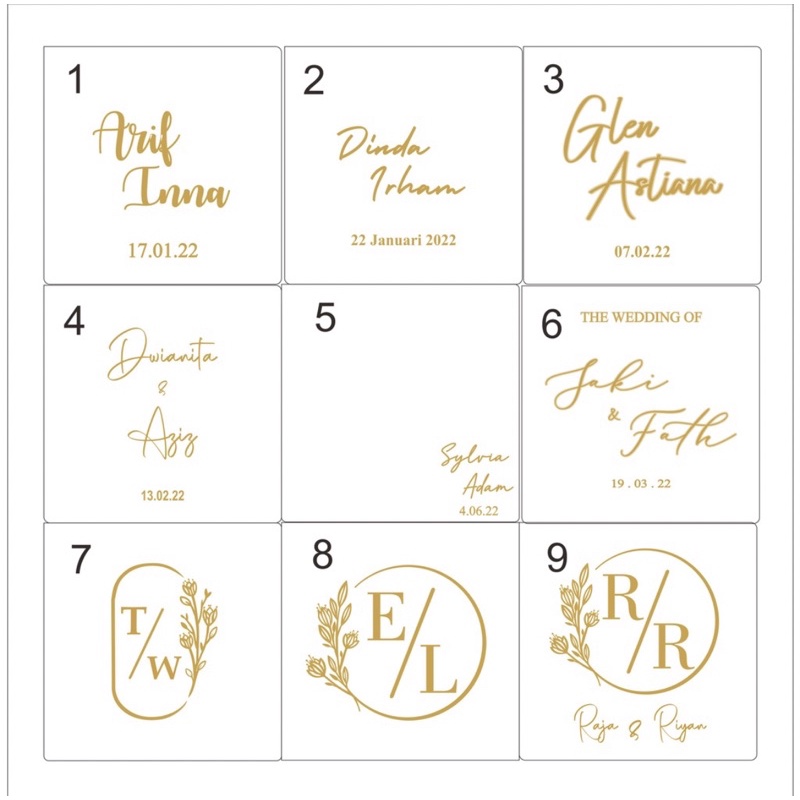 

Khusus Ukir Nama di Box Acrylic Akrilik