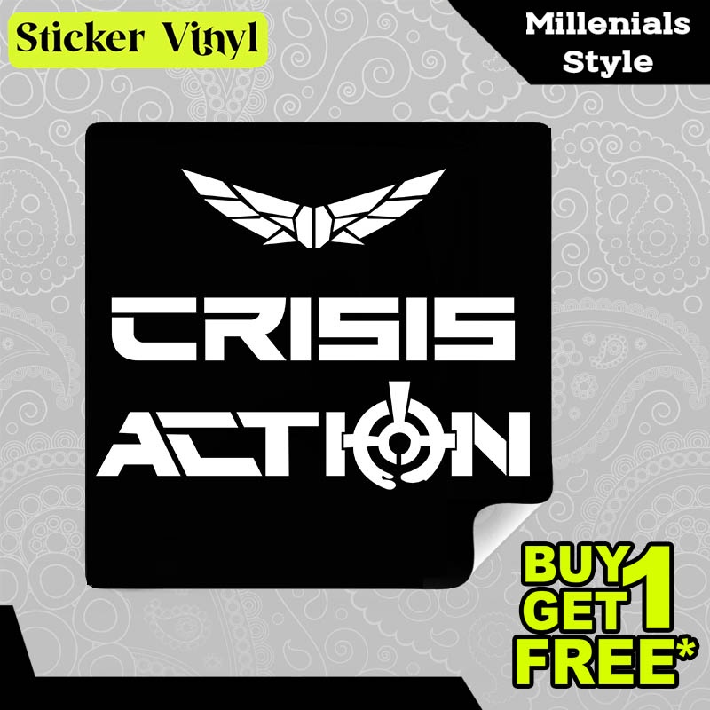 

Stiker Sticker Crisis Action Gambar Unik Desain Keren dan Kekinian Aesthetic Bahan Vinyl Satuan Anti Air