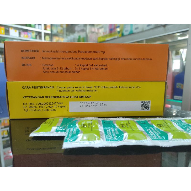 FASIDOL 500 MG 1 STRIP 10 TABLET