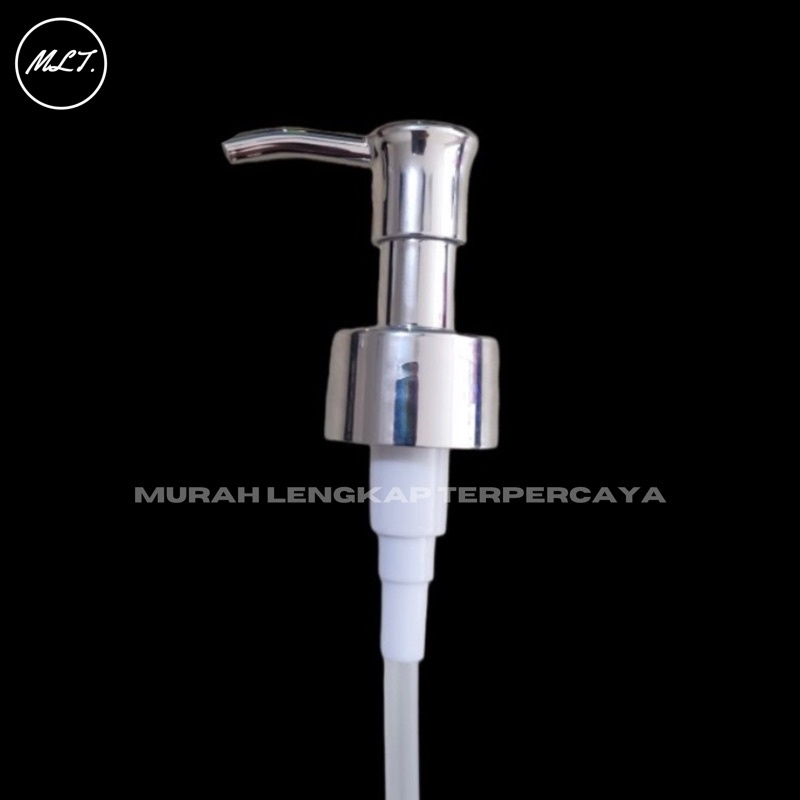 BOTOL 500ML HDPE PUMP LUXURY GOLD SILVER / BOTOL 500 ML HDPE HITAM TUTUP PUMP CLIP OIL LUCURY SILVER GOLD BLACK