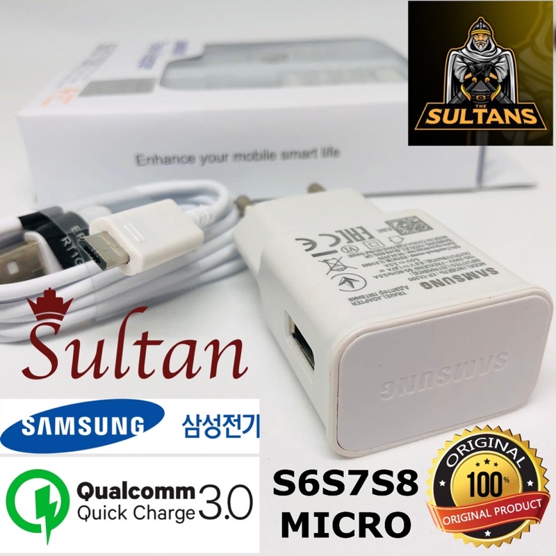 PROMO CHARGER SAMSUNG S6/S7/S8 ORI FAST 2.1A MICRO TYPE C ANDROID SMARTPHONE