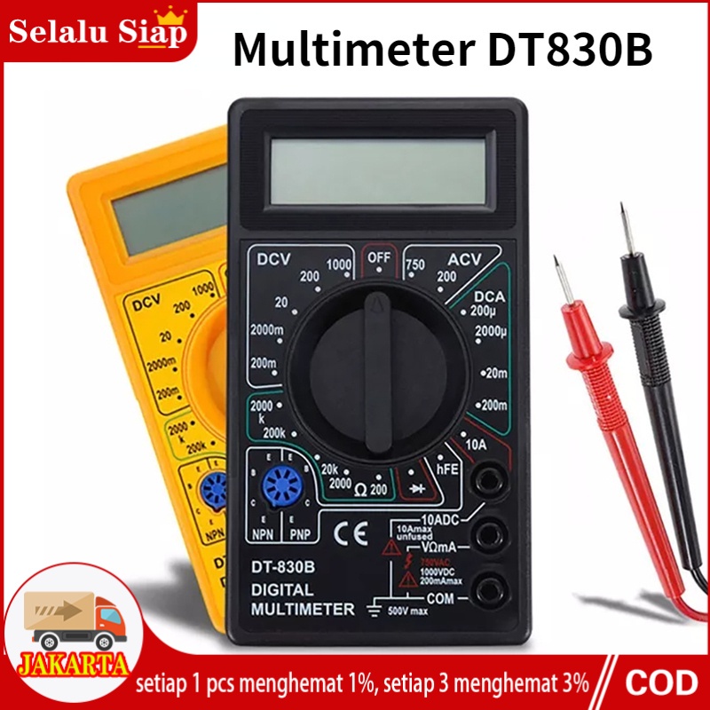 Multimeter DT830B / DT-830B Tofuda Model Avometer Multitester Digital Display LCD