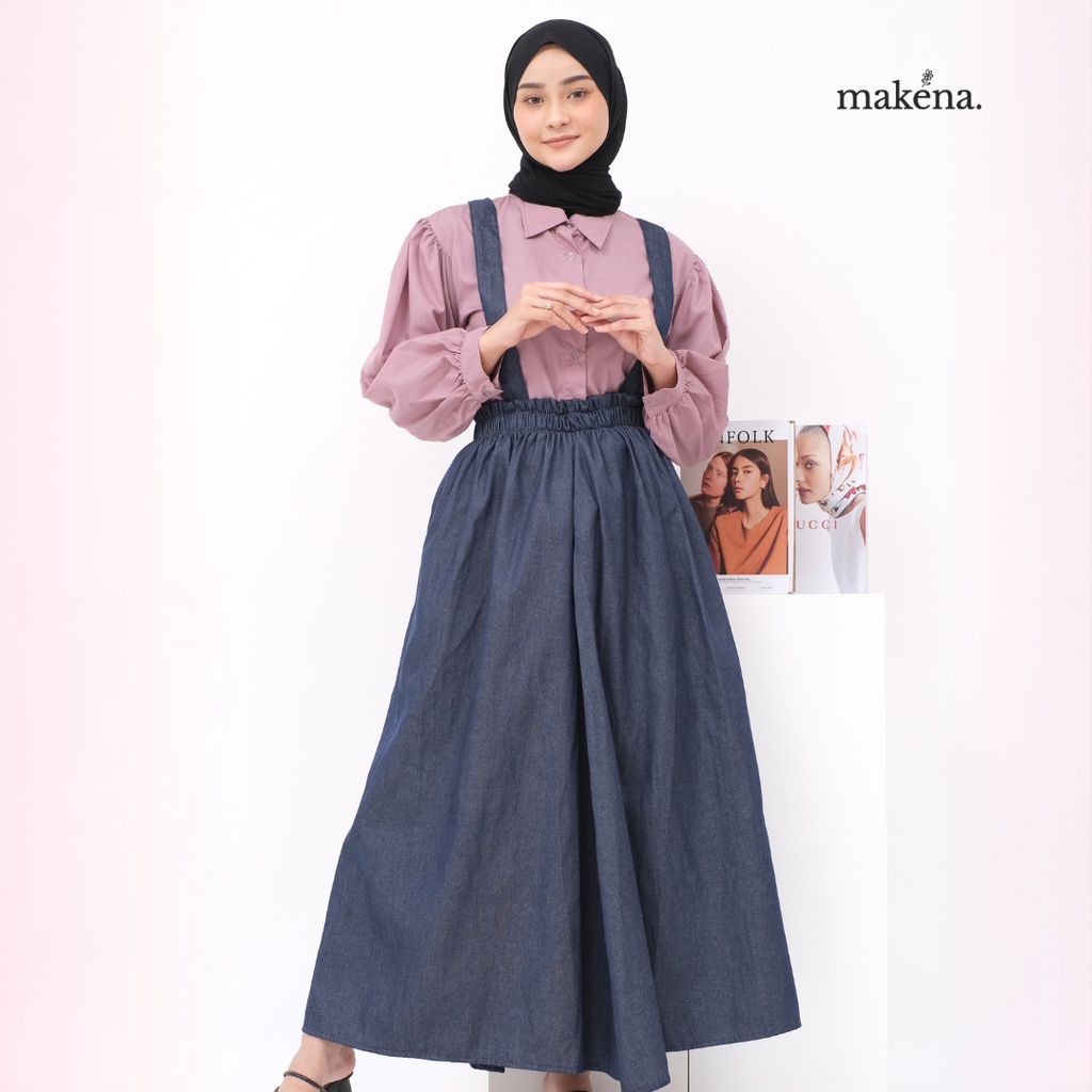 Shafa Skirt / Rok Panjang / Rok Jeans / Skirt Panjang / Skirt Korea / Skirt Jeans
