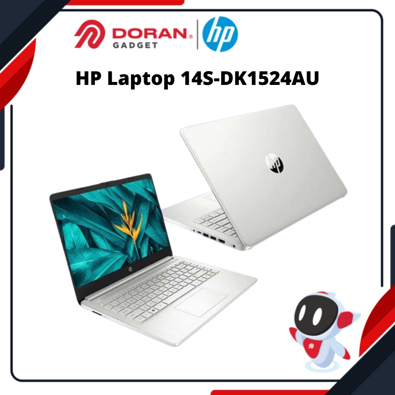 Laptop  HP 14S - DK1524AU Silver AMD Athlon Silver - 3050U / 4 GB / 512 GB SSD/ 14 inch / Windows 10 Home + Office Home and Student 2019 - Garansi 2 Tahun service dan part